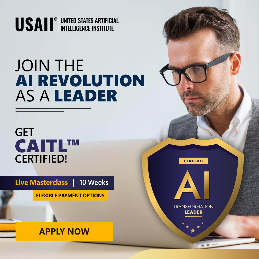AI Leadership Certifications - CAITL Certifications - AI certifications - USAII