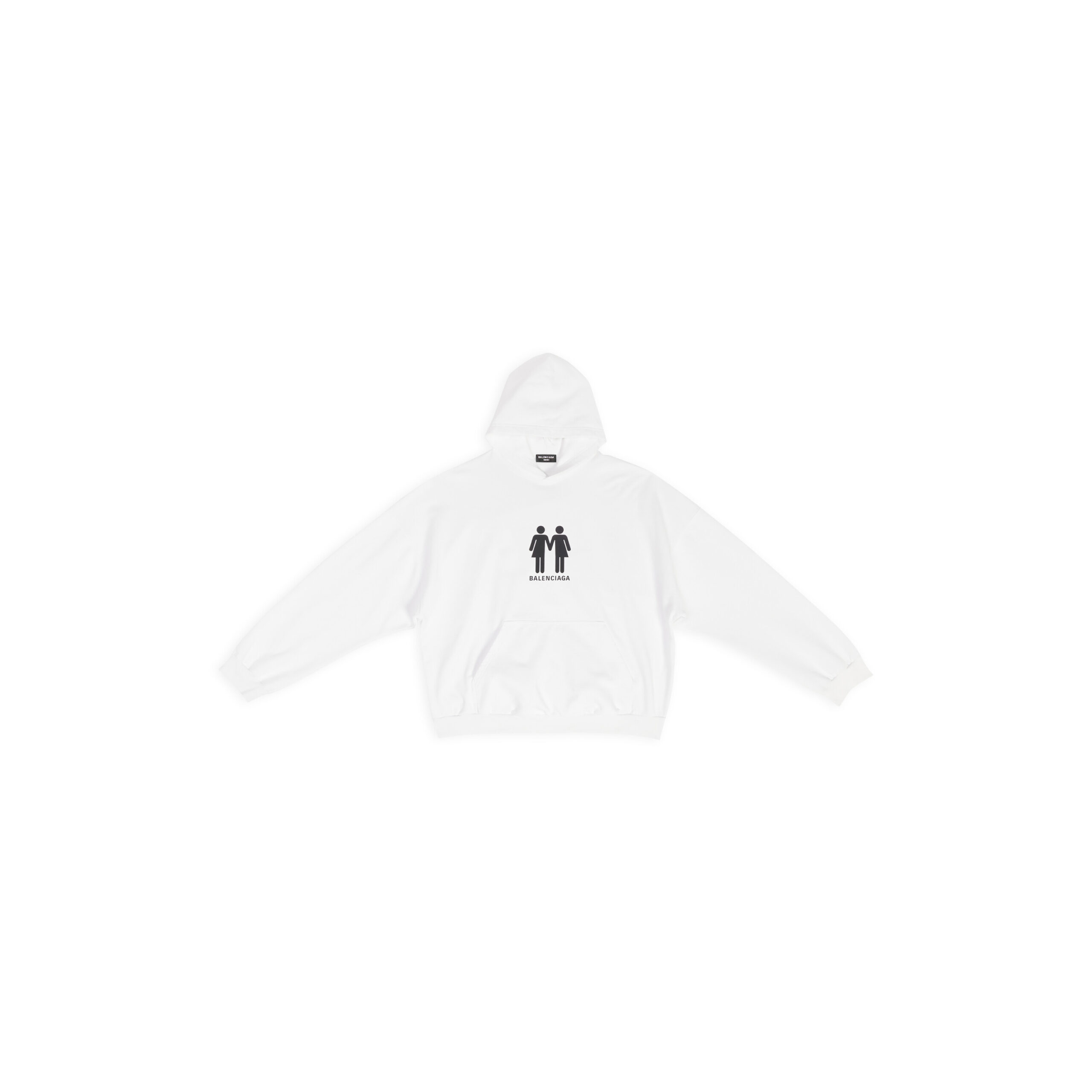PRIDE 22 HOODIE BOXY FIT IN WHITE
