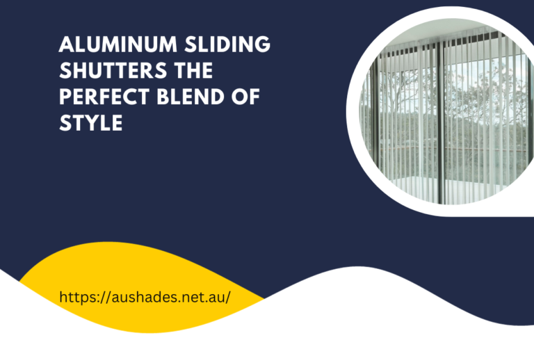 Aluminum Sliding Shutters The Perfect Blend of Style