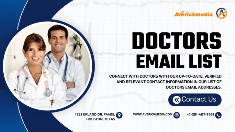 The Power of the Doctors Email List: How It Benefits Hospital Owners