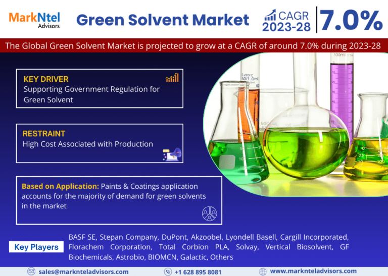 In-Depth Global Green Solvent Market Analysis: Trends, Size, and Share by 2028