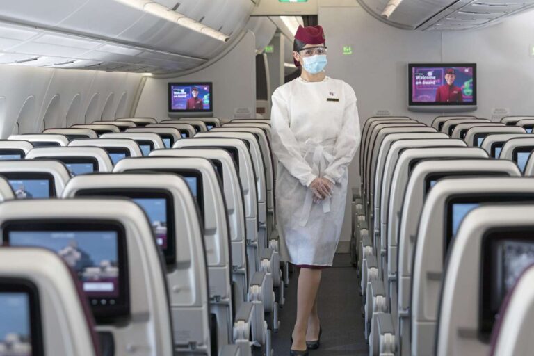What type of Covid test is required for Qatar Airways?