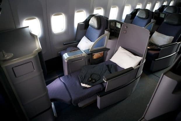 best business class to Italy